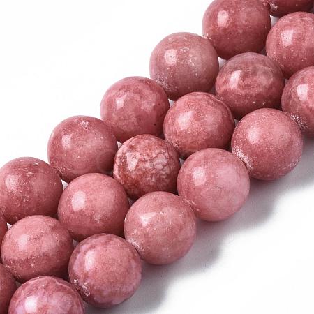 Natural Chalcedony Beads Strands G-S333-12mm-007-1