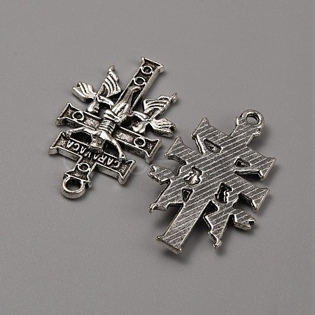 Tibetan Style Alloy Pendants FIND-CJC0007-89-1