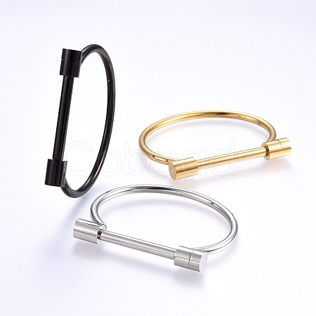 304 Stainless Steel Bangles BJEW-P222-14-1