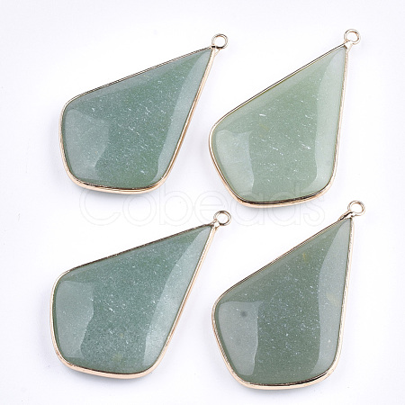 Natural Green Aventurine Big Pendants G-S344-28B-1