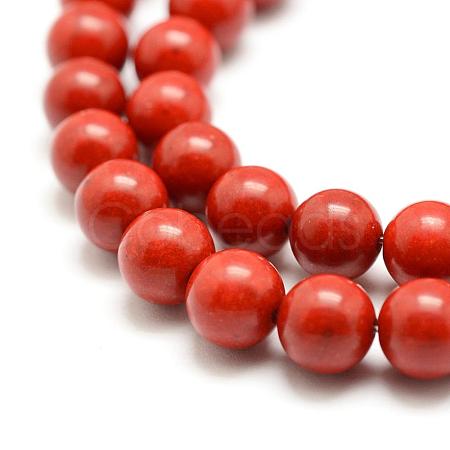 Synthetic Coral Beads Strands CORA-J002-8mm-1