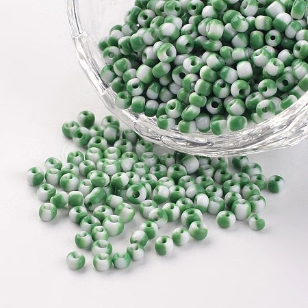 8/0 Opaque Colours Seep Glass Beads X-SEED-M007-35-1