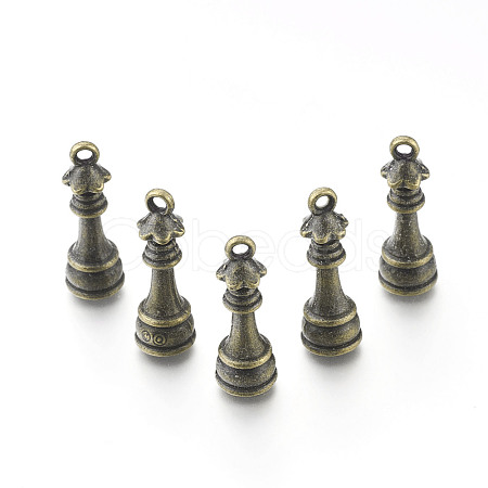 Alloy Chess Pendants X-PALLOY-H201-06AB-1