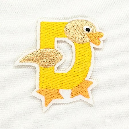 Computerized Embroidery Cloth Iron on/Sew on Patches DIY-K012-01-D-1