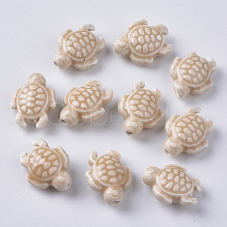 Handmade Porcelain Beads PORC-T005-001F-1