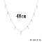 Pearl Pendant Necklaces, 925 Silver Cable Chain Necklaces for Women