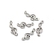 Tibetan Style Alloy Pendants, Musical Note Charms, Antique Silver, 25x9.5mm