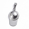 Tarnish Resistant 201 Stainless Steel Pendants, Cap, Stainless Steel Color, 26.5x14x5.5mm, Hole: 2.5x6.5mm