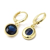 Real 18K Gold Plated Brass Dangle Leverback Earrings EJEW-L268-001G-05-2