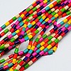 Synthetic Turquoise Beads Strands TURQ-G120-3x5mm-M-2