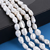 Natural Keshi Pearl Beads Strands PEAR-S020-T04-5