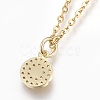 304 Stainless Steel Pendant Necklaces NJEW-O108-15G-2