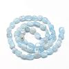 Natural Aquamarine Beads Strands G-R445-6x8-36-2
