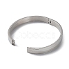 Non-Tarnish 304 Stainless Steel Plain Bangle BJEW-F464-11P-3