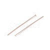 Brass Flat Head Pins X-KK-WH0058-03D-RG-2