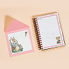 PVC Sakura Stamp DIY-WH0486-061-5