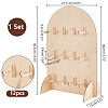 Arch Shaped Wood Bracelet Display Stands BDIS-WH0007-02-2