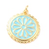 Real 18K Gold Plated Brass Pendants X-KK-L206-013G-03-2