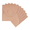 Vintage Square Heart Buckle CD Envelopes X-DIY-WH0092-01-4