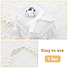 Velvet Rhinestones Detachable Pet Wedding Couple Ring Bearer Box RDIS-WH0019-08A-4