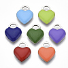 201 Stainless Steel Enamel Charms X-STAS-N088-11-2