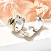 304 Stainless Steel Hoop Earrings for Women EJEW-C096-48GP-5