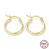 925 Sterling Silver Hoop Earrings EJEW-K258-03A-G-1