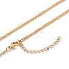 304 Stainless Steel Double Layer Necklaces NJEW-F280-01-4