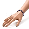 Evil Eye Handmade Polymer Clay Beads Stretch Bracelet for Girl Women BJEW-JB06814-5