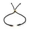 Braided Polyester Cord Bracelet AJEW-JB01125-02-1