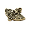 Tibetan Style Alloy Connector Charms PALLOY-M198-29AB-3