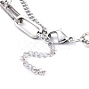 304 Stainless Steel Diffuser Locket Pendant Necklaces NJEW-M181-02P-4
