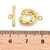 925 Sterling Silver Baroque Toggle Clasps STER-T007-103G-3