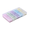 605Pcs 15 Style Spray Painted ABS Plastic Imitation Pearl Beads OACR-YW0001-34-6