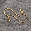 Real 18K Gold Plated Sterling Silver Earring Hooks X-H127-G-1