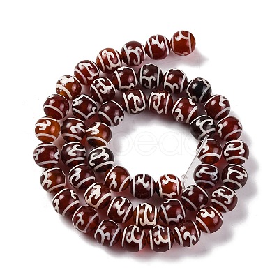 Tibetan Style dZi Beads G-U006-06C-02-1