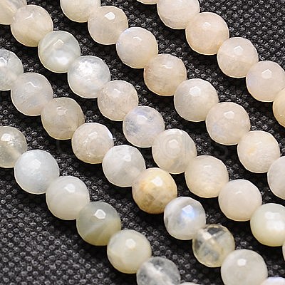 Natural White Moonstone Beads Strands X-G-G549-6mm-01-1