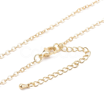 Brass Micro Pave Cubic Zirconia Pendant Necklaces NJEW-JN03387-1