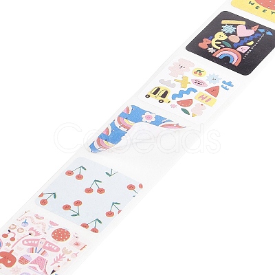 Paper Sealing Stickers DIY-R084-13E-1