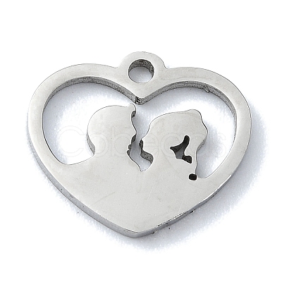 Non-Tarnish 304 Stainless Steel Charms STAS-C097-38A-P-1