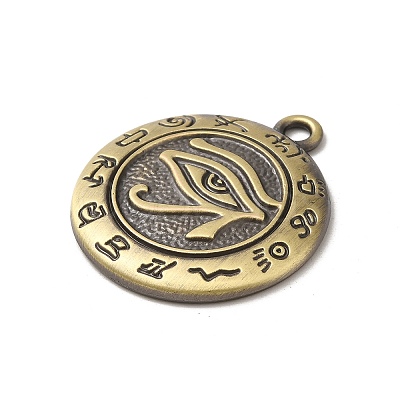 Tibetan Styles Alloy Pendants FIND-G067-09AB-1