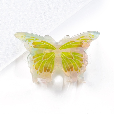 Butterfly PVC Plastic Claw Hair Clips PW-WG74802-02-1