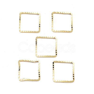 Brass Beads Frames KK-M288-01G-C-1
