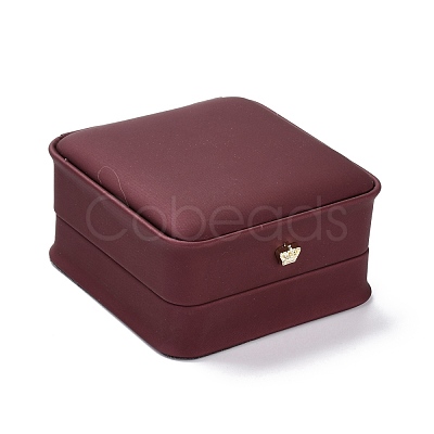 PU Leather Jewelry Box CON-C012-02B-1