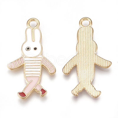 Alloy Bunny Pendants ENAM-S115-050-1