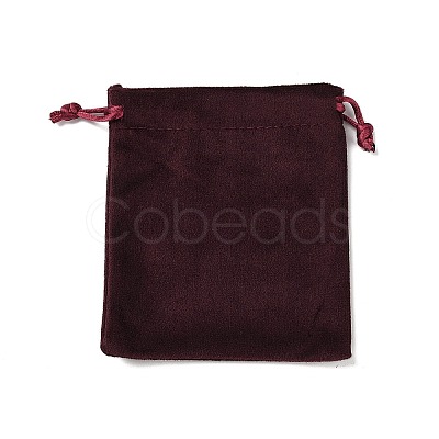 Velvet Jewelry Drawstring Storage Pouches ABAG-P013-02B-04-1