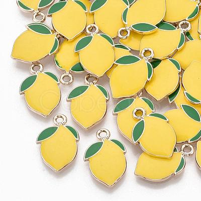 Alloy Enamel Pendants ENAM-N048-009A-1