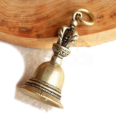 Brass Mini Altar Bells for Witchcraft Wiccan Altar Supplies PW-WGF8327-01-1