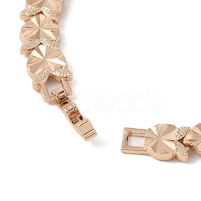 Brass Link Chain Bracelets for Women Men BJEW-P324-01K-KCG-1