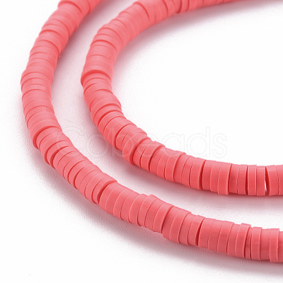 Handmade Polymer Clay Bead Strands X-CLAY-T002-4mm-72-1